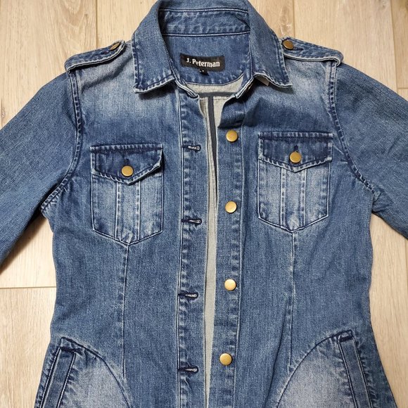 J. Peterman long Jean jacket. Size S - Picture 1 of 3